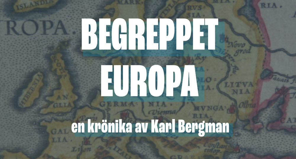 Begreppet Europa 