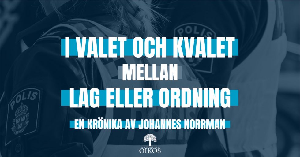 I valet och kvalet mellan lag eller ordning