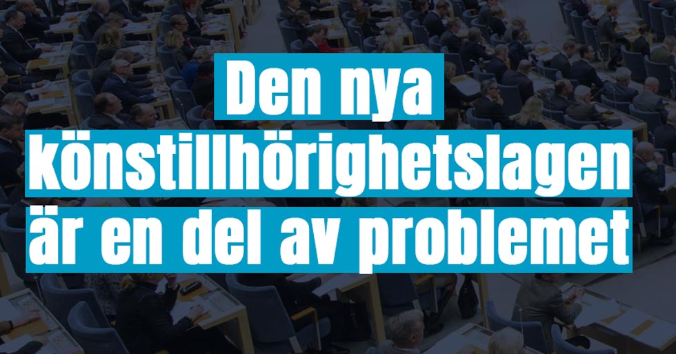 Den nya könstillhörighetslagen är en del av problemet