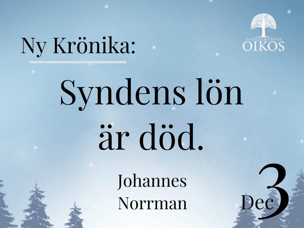 Syndens lön är död